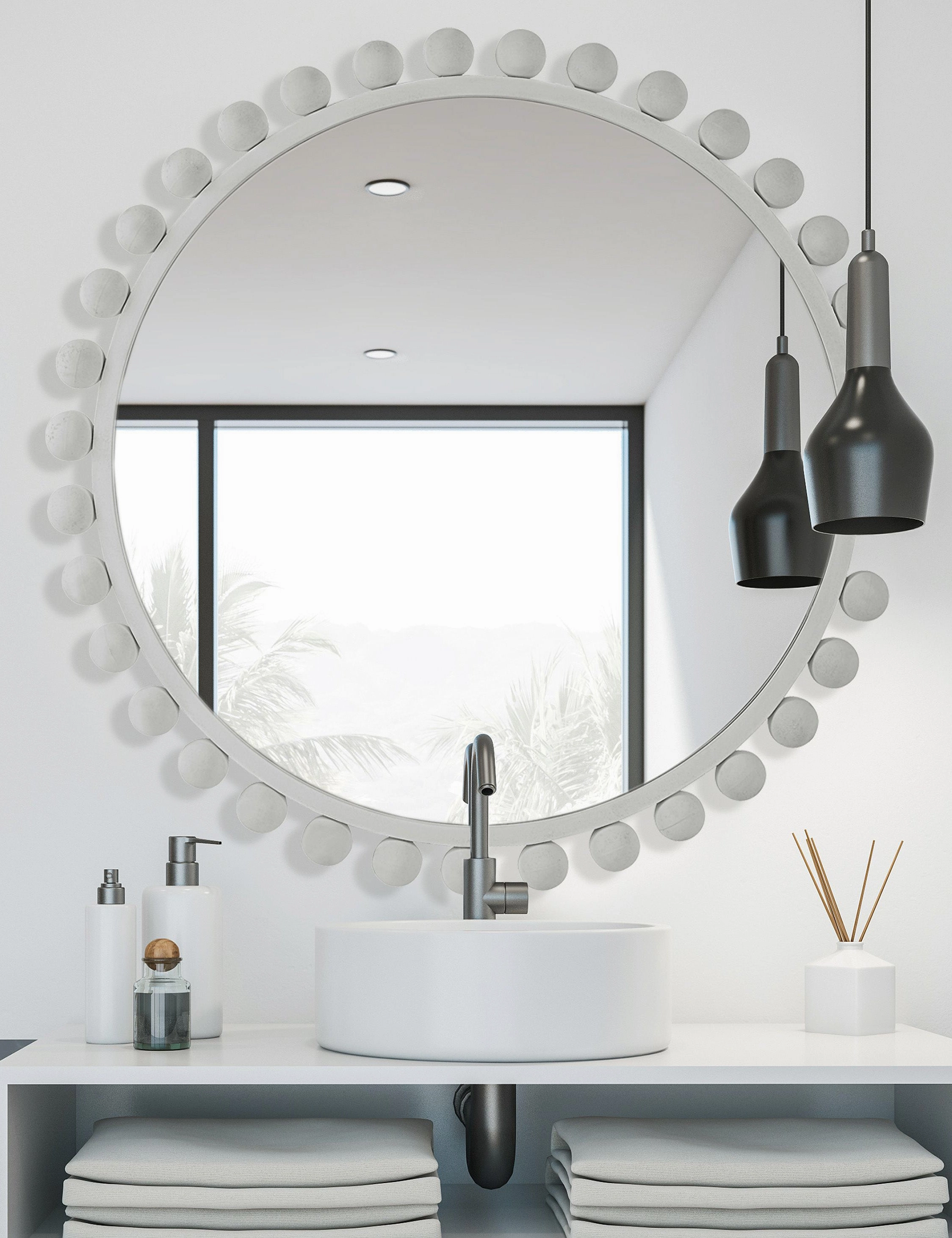 Pechet Round Mirror