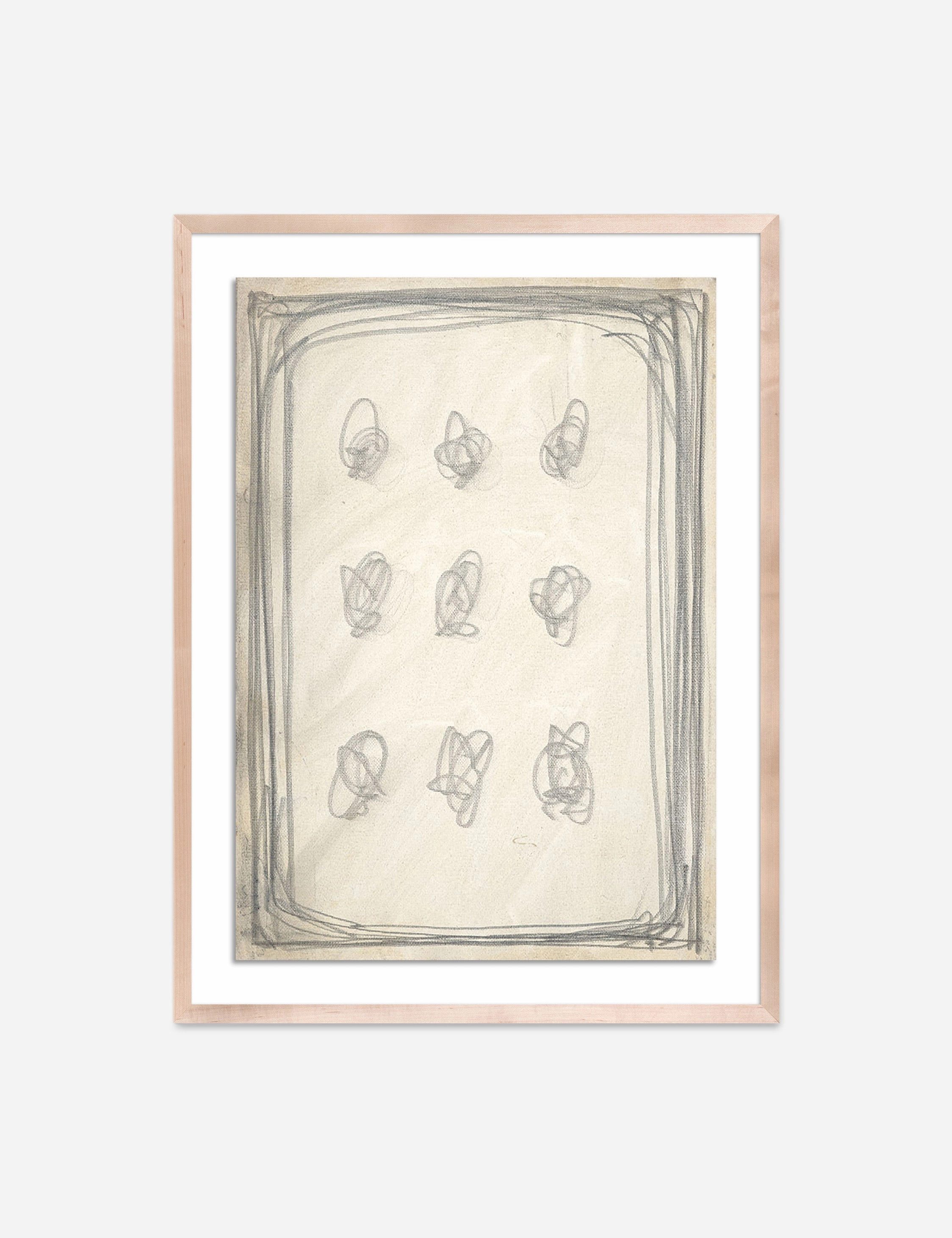 Penciled Grid Wall Art by Amy Berlin 