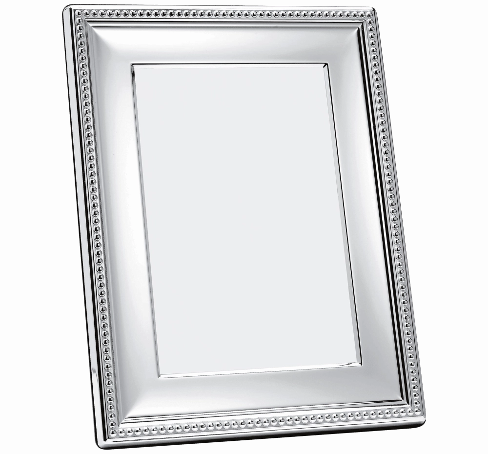 Perles - Silver Plated Picture Frame 