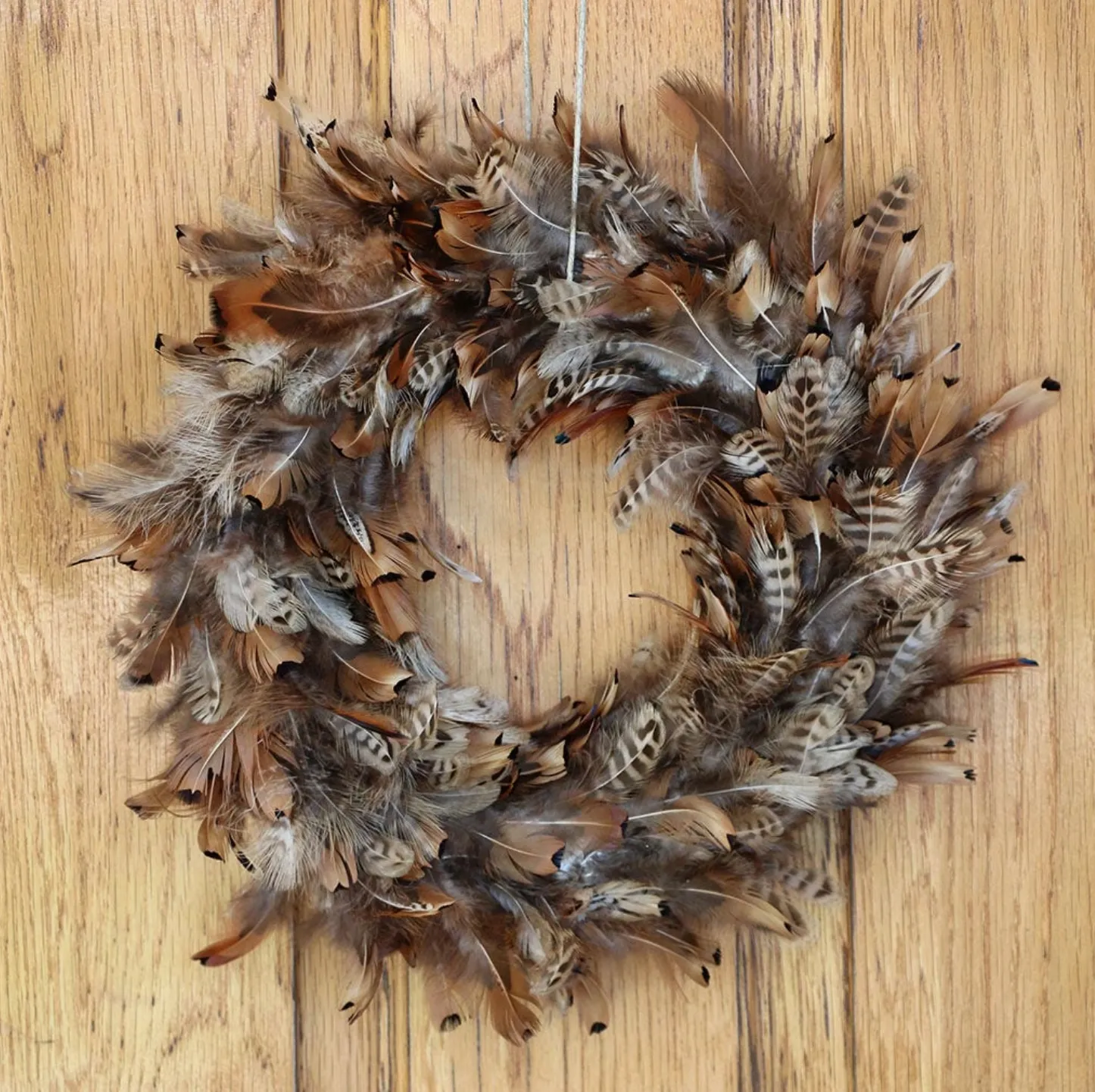 Pheasant Feather Wreath 