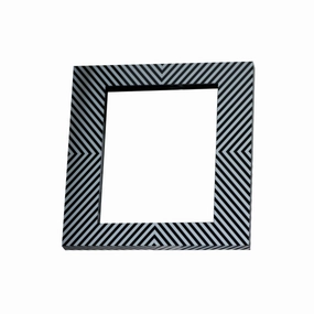 Photo Frame Stripes - Black 
