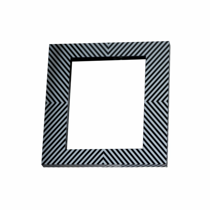 Photo Frame Stripes - Black 