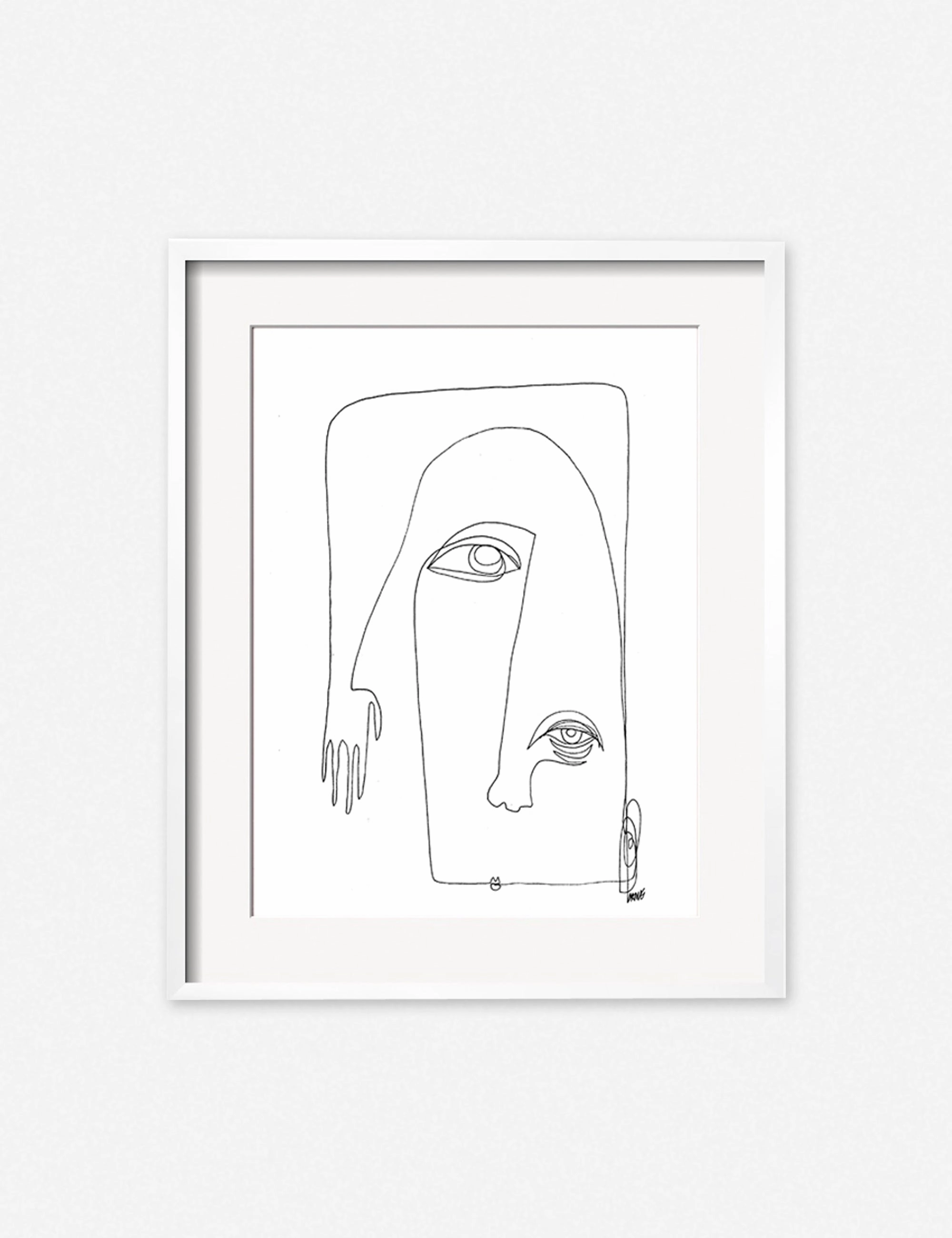 Picasso Print by Damienne Merlina