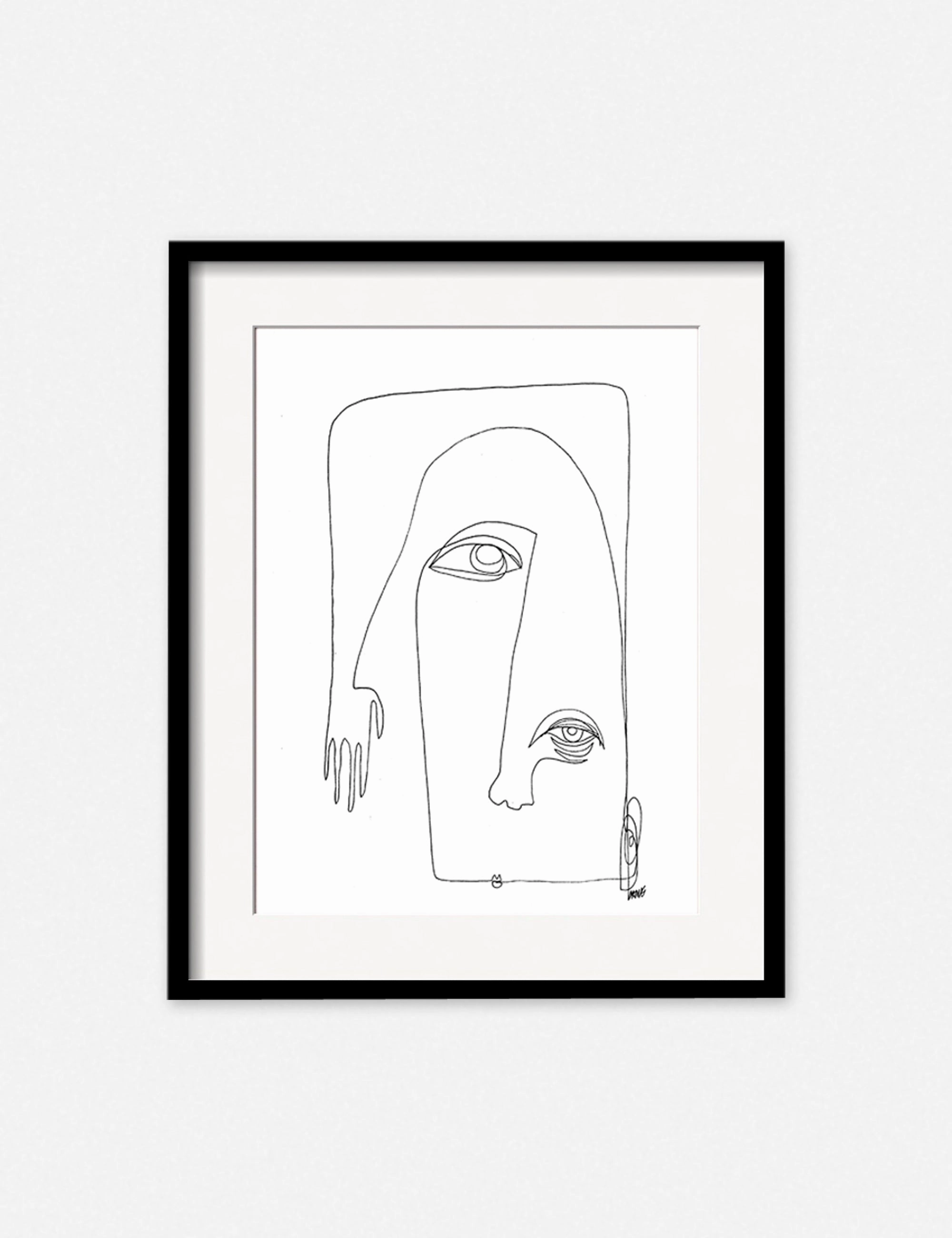 Picasso Print by Damienne Merlina 