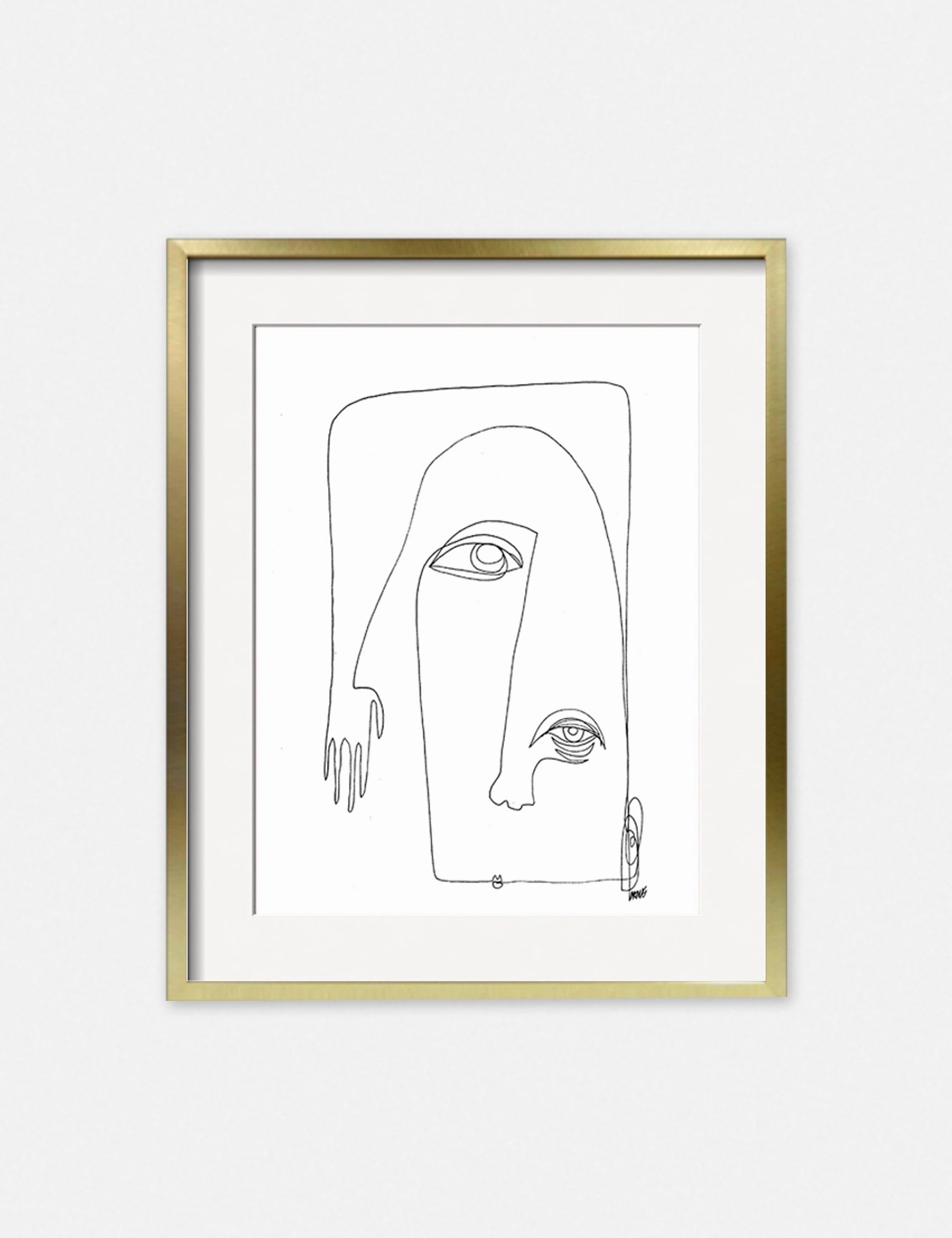 Picasso Print by Damienne Merlina