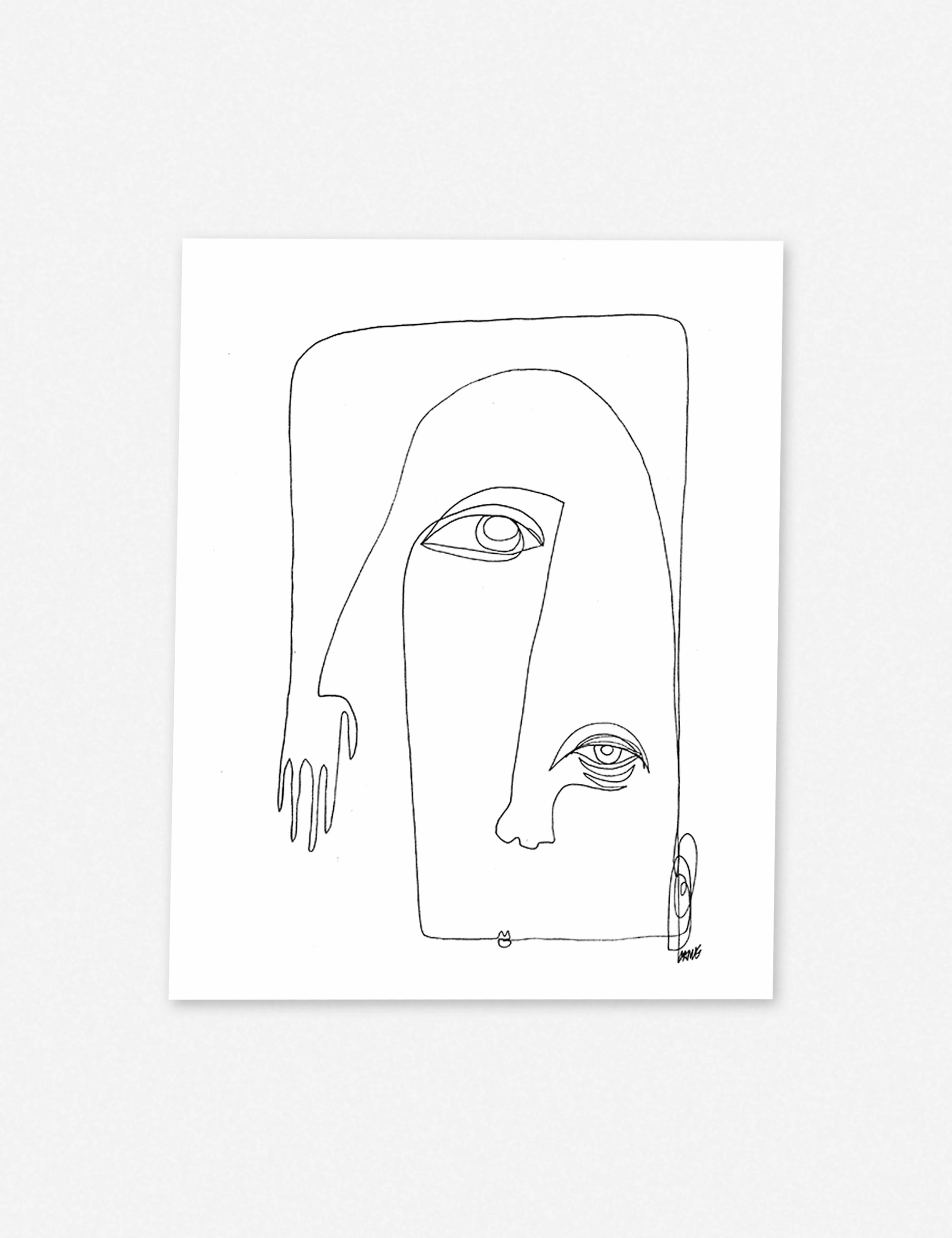 Picasso Print by Damienne Merlina