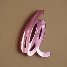 Pink 11 Scribble Sculpture Mirror 