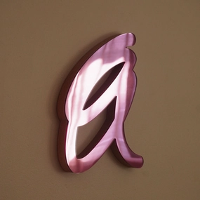 Pink 14 Scribble Sculpture Mirror 