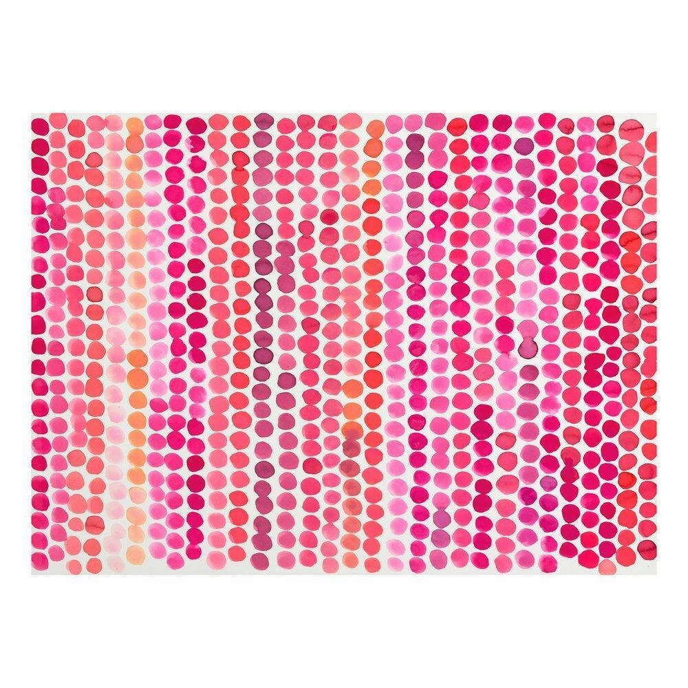 Pink Dots Framed Wall Art