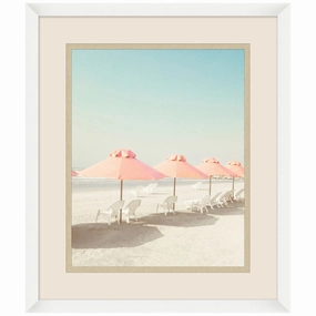 Pink Vacations 1 Framed Wall Art 