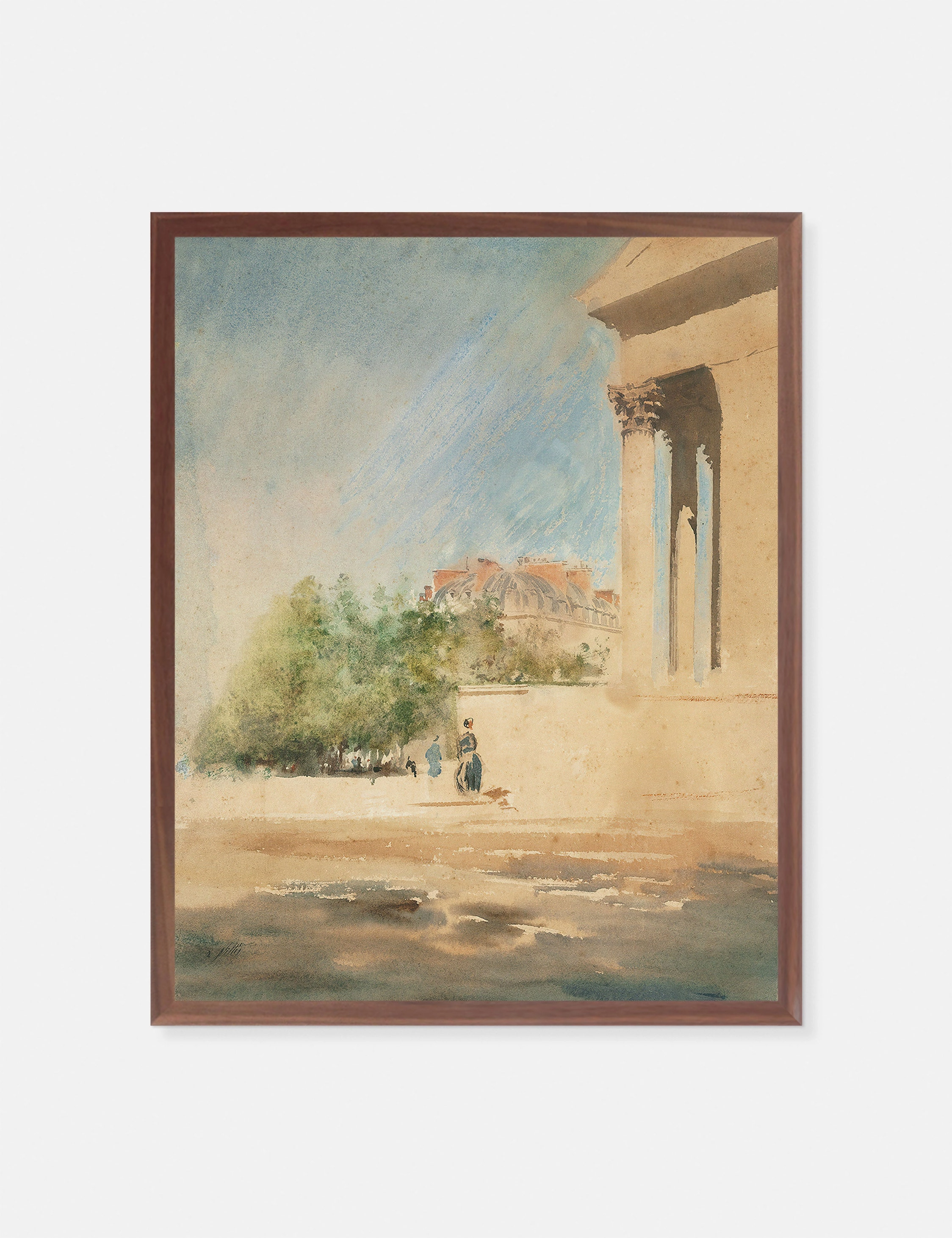 Place de la Madeleine II Print by Giuseppe De Nittis
