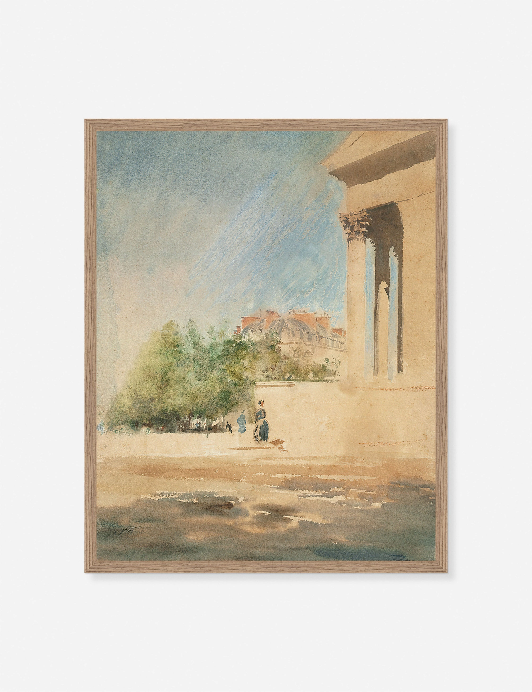 Place de la Madeleine II Print by Giuseppe De Nittis