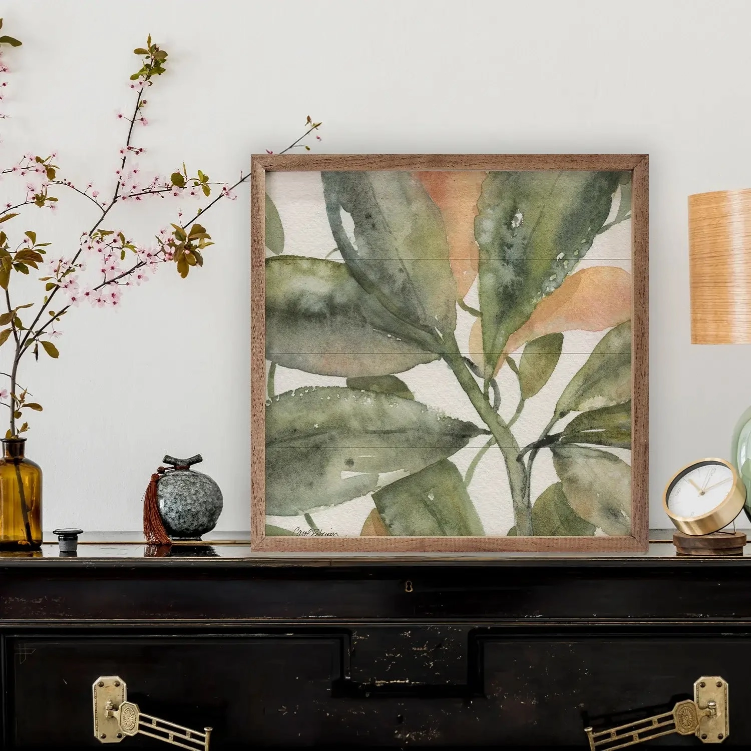 Plant Life Wood Framed Print
