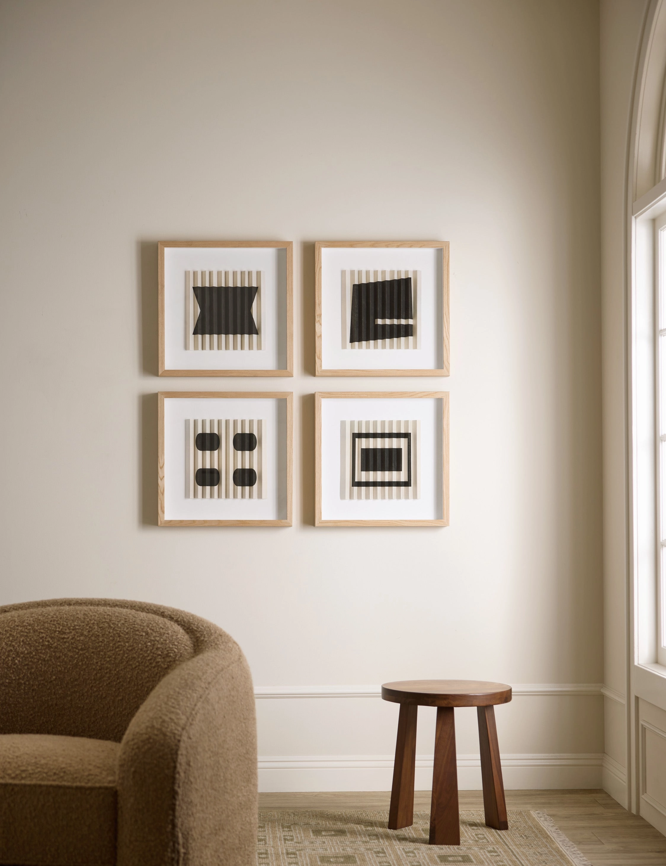 Pleated Abstract by Bobby Berk