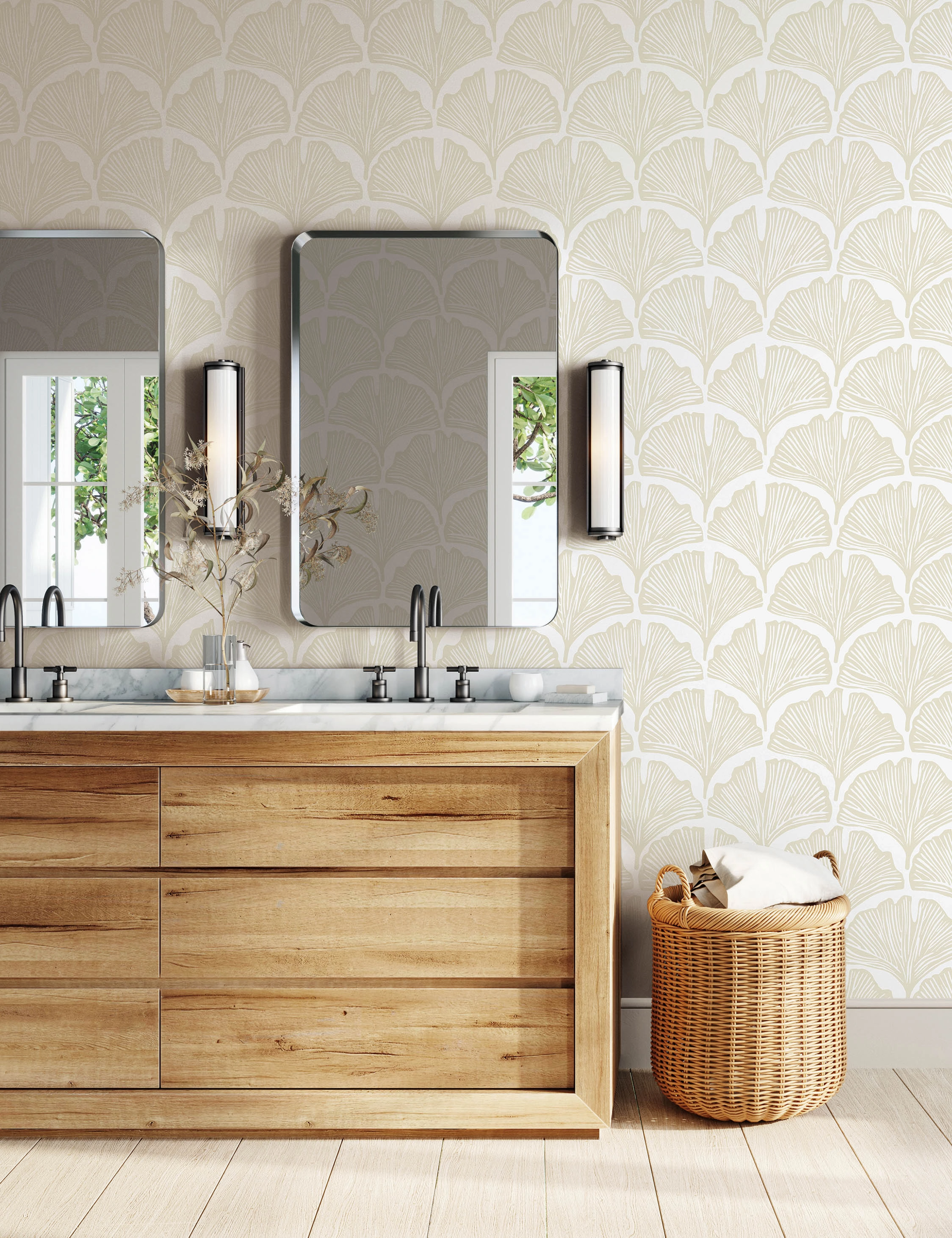 Pluma Peel   Stick Wallpaper