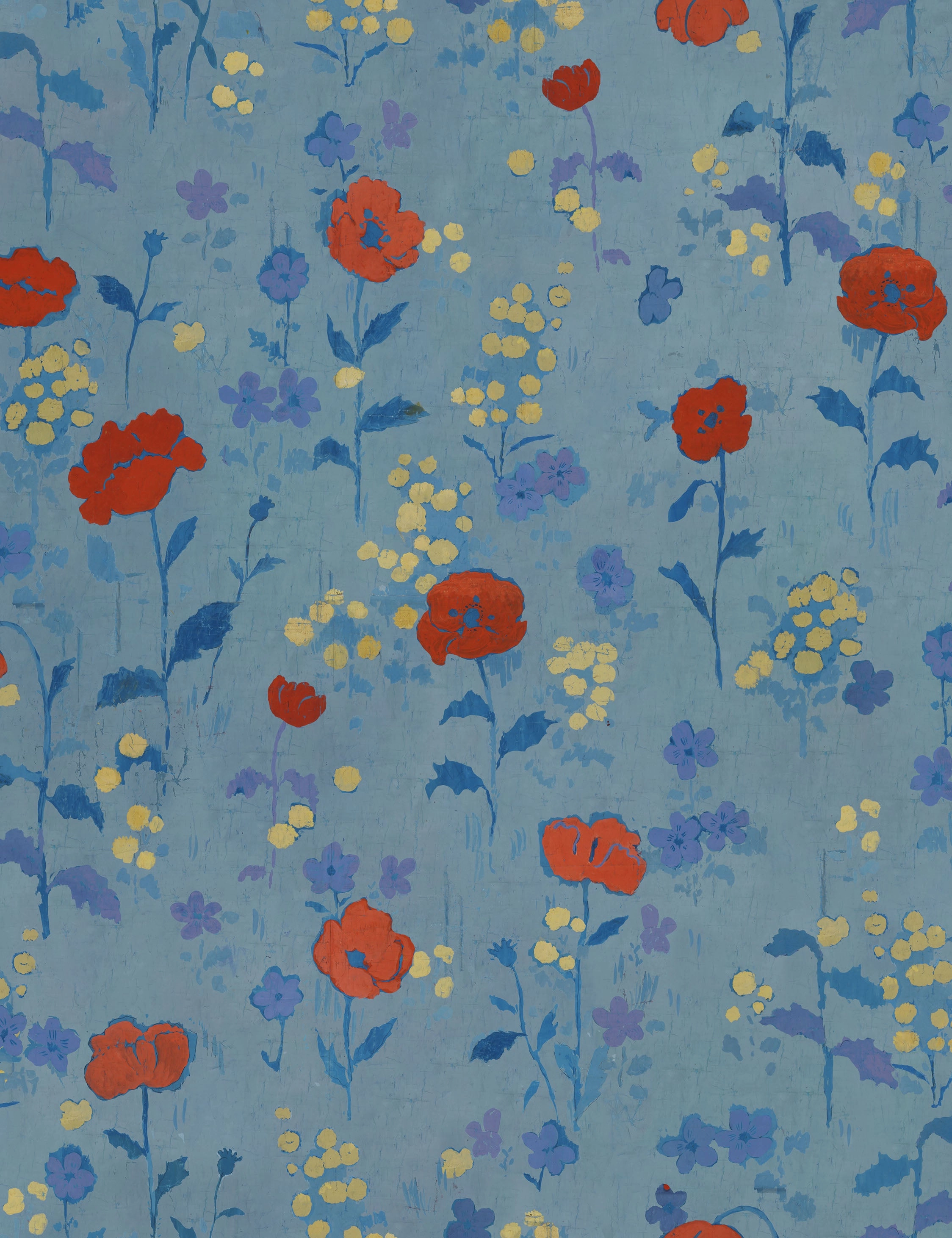 Poppies Wallpaper by Paule Marrot