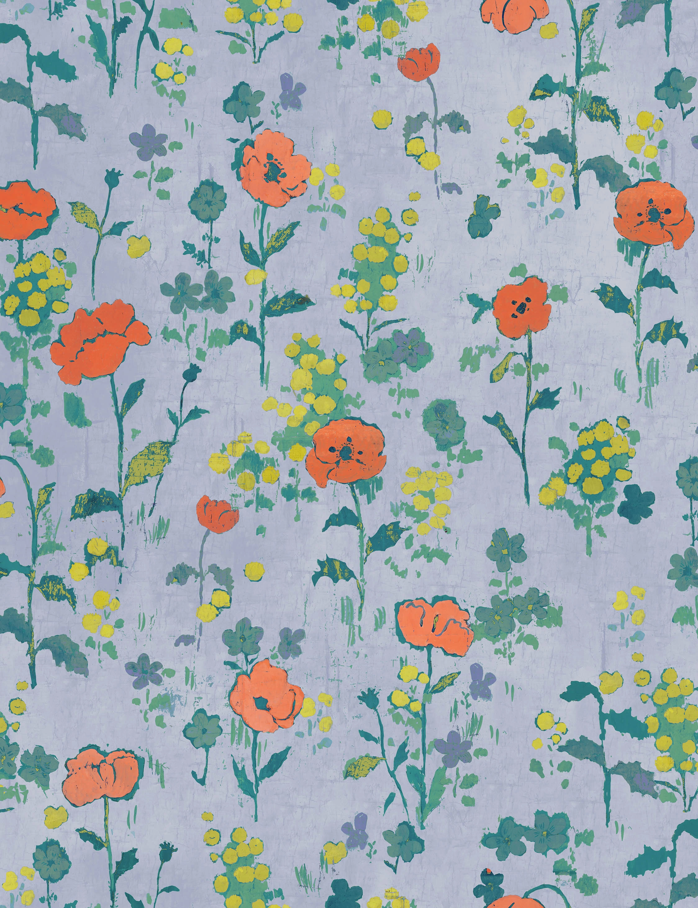 Poppies Wallpaper by Paule Marrot