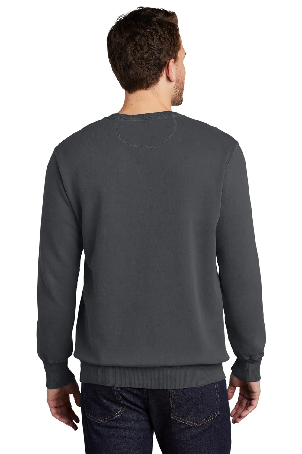 Port & Company Mens Beach Wash Fleece Crewneck Sweatshirt - Coal Grey  Buy the latest Clothing Port-Company