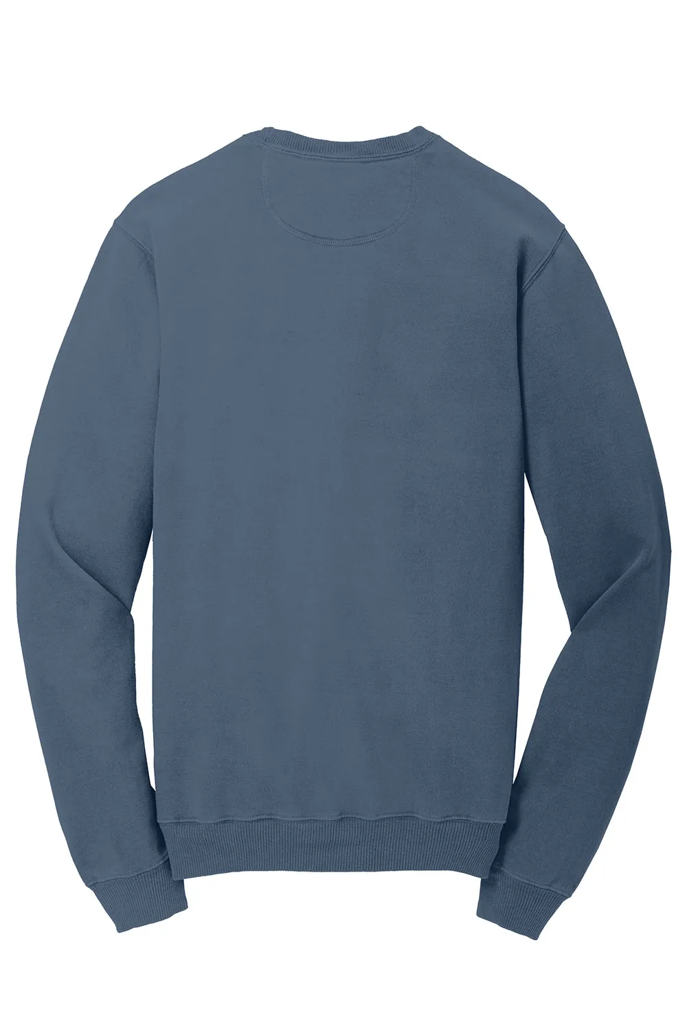 Port & Company Mens Beach Wash Fleece Crewneck Sweatshirt - Denim Blue  Buy the latest Clothing Port-Company