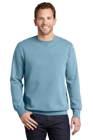 Port & Company Mens Beach Wash Fleece Crewneck Sweatshirt - Mist Blue  Buy the latest Clothing Port-Company