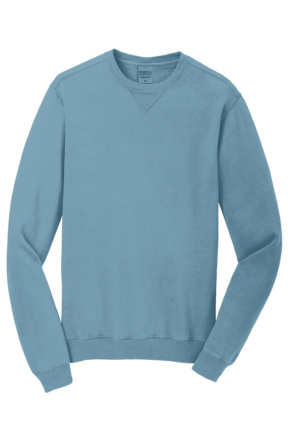 Port & Company Mens Beach Wash Fleece Crewneck Sweatshirt - Mist Blue  Buy the latest Clothing Port-Company