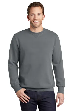 Port & Company Mens Beach Wash Fleece Crewneck Sweatshirt - Pewter Grey  Buy the latest Clothing Port-Company