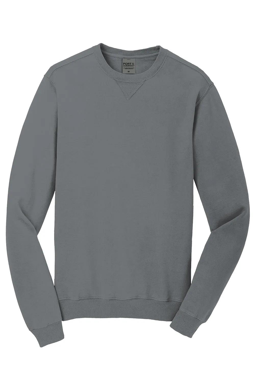 Port & Company Mens Beach Wash Fleece Crewneck Sweatshirt - Pewter Grey  Buy the latest Clothing Port-Company