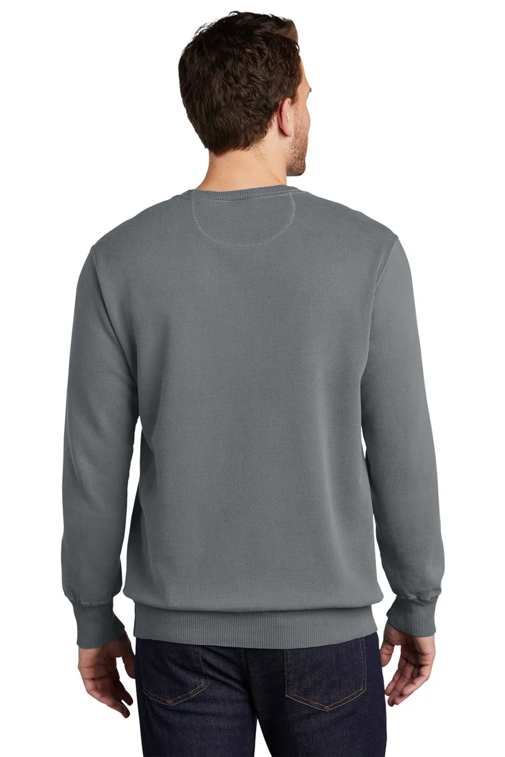 Port & Company Mens Beach Wash Fleece Crewneck Sweatshirt - Pewter Grey  Buy the latest Clothing Port-Company