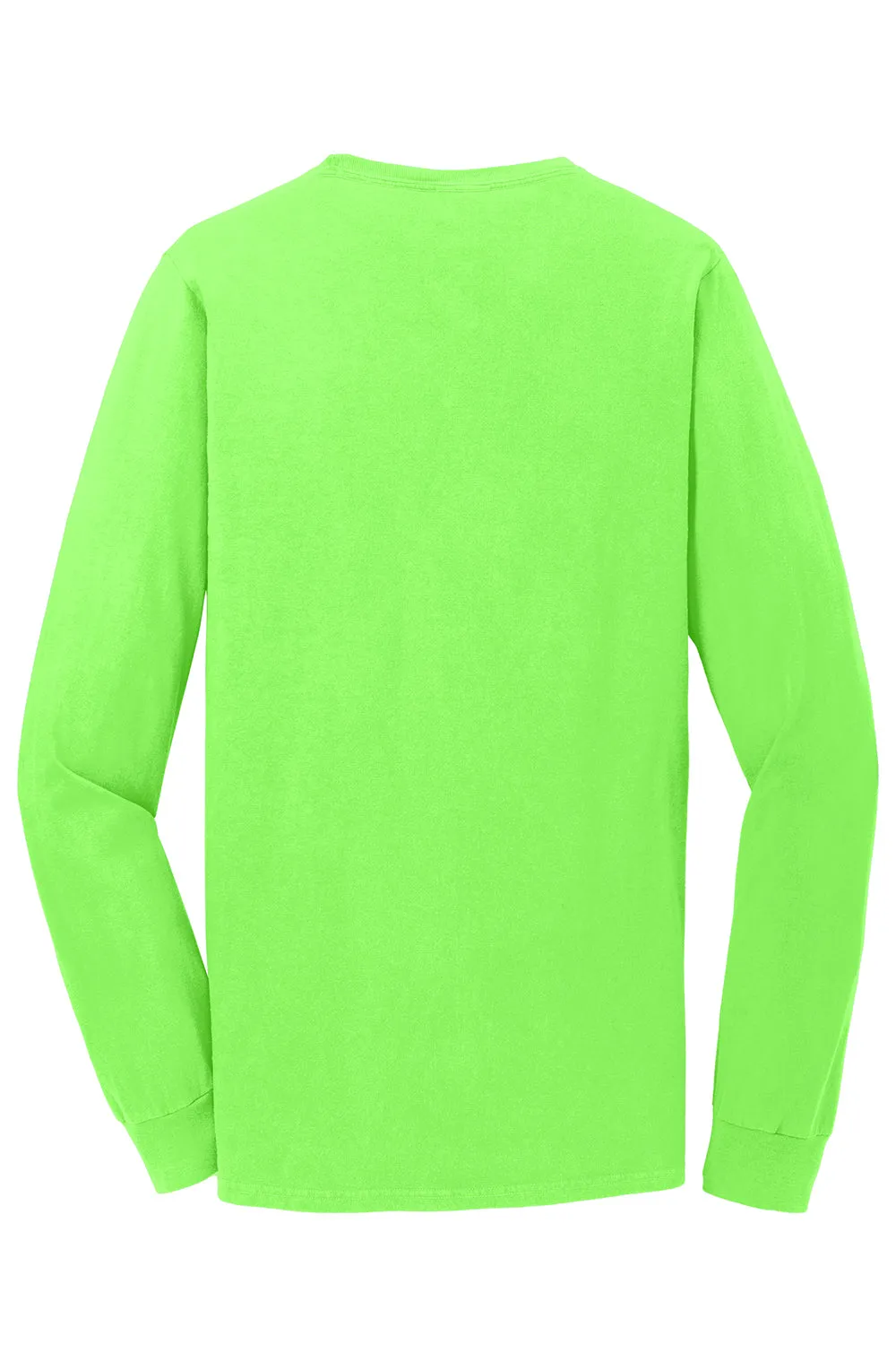 Port & Company Mens Beach Wash Long Sleeve Crewneck T-Shirt - Neon Green  Buy the latest Clothing Port-Company