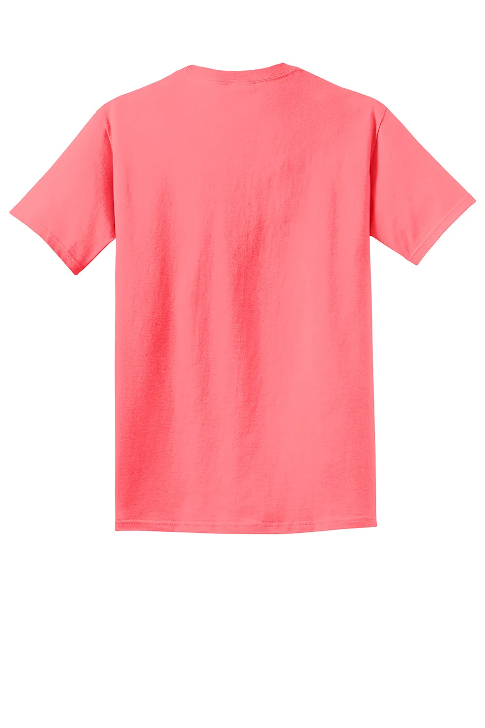 Port & Company Mens Beach Wash Short Sleeve Crewneck T-Shirt - Neon Coral  Buy the latest Clothing Port-Company