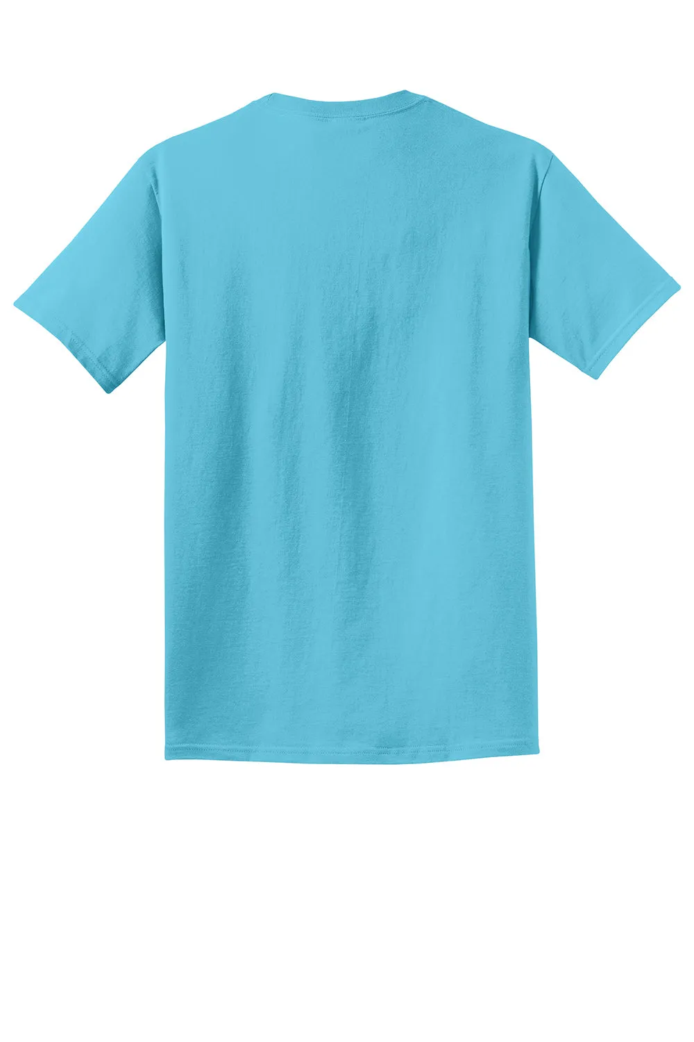 Port & Company Mens Beach Wash Short Sleeve Crewneck T-Shirt - Tidal Wave Blue  Buy the latest Clothing Port-Company