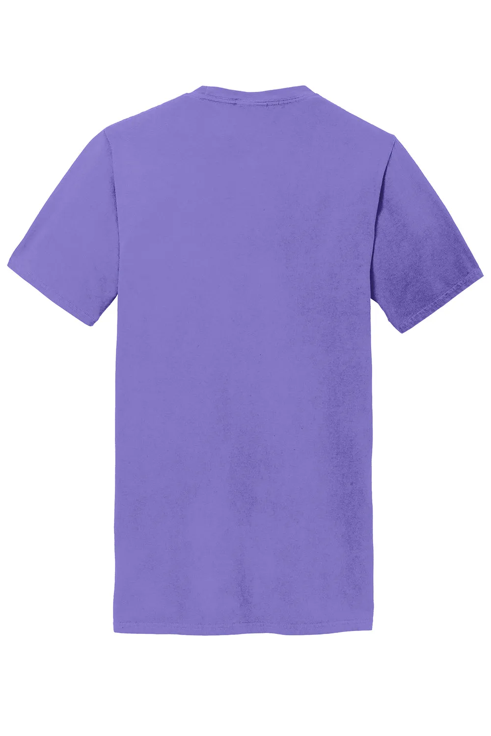Port & Company Mens Beach Wash Short Sleeve Crewneck T-Shirt w/ Pocket - Amethyst Purple - Closeout  Buy the latest Clothing Port-Company