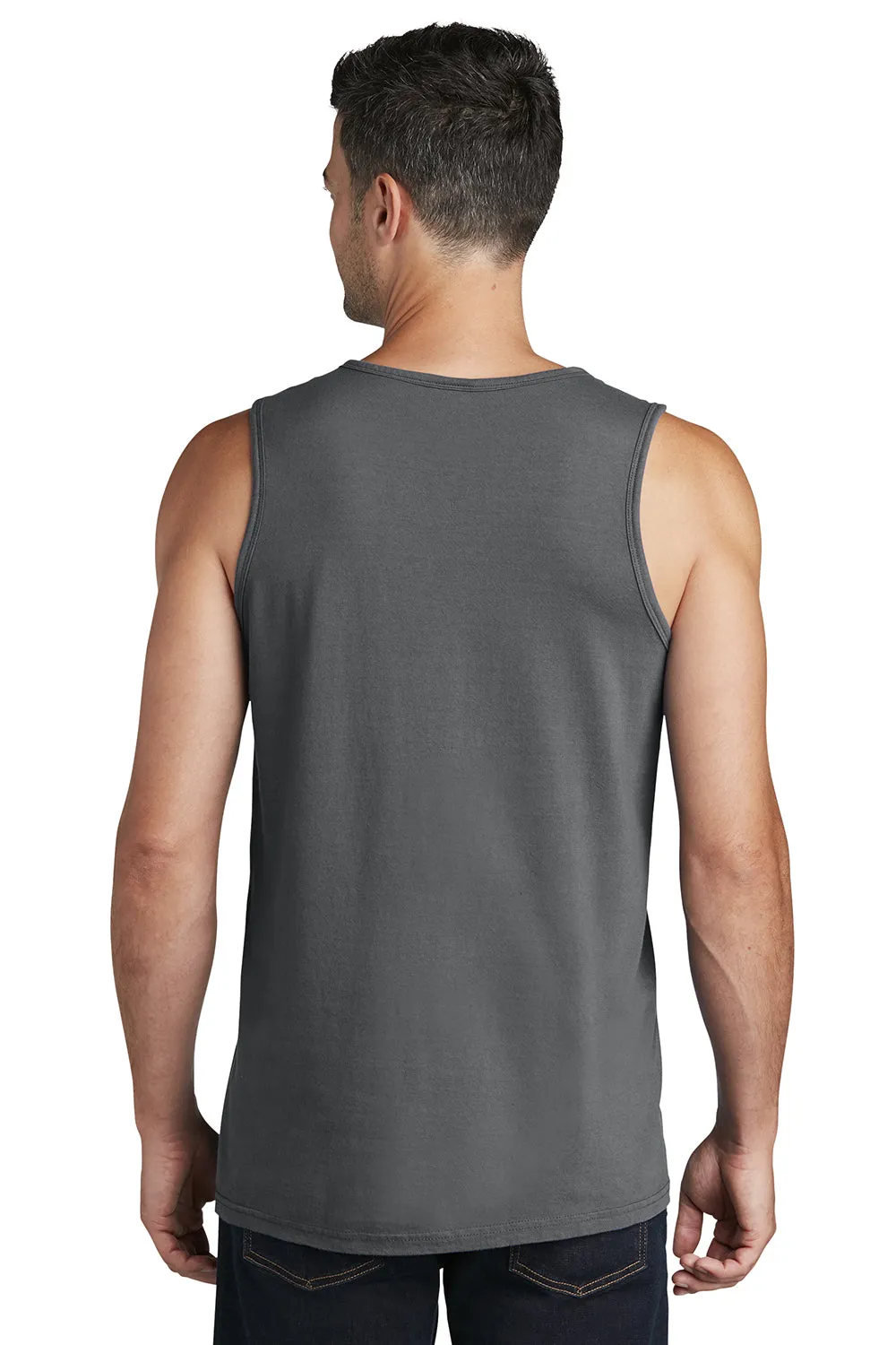 Port & Company Mens Beach Wash Tank Top - Coal Grey  Buy the latest Clothing Port-Company
