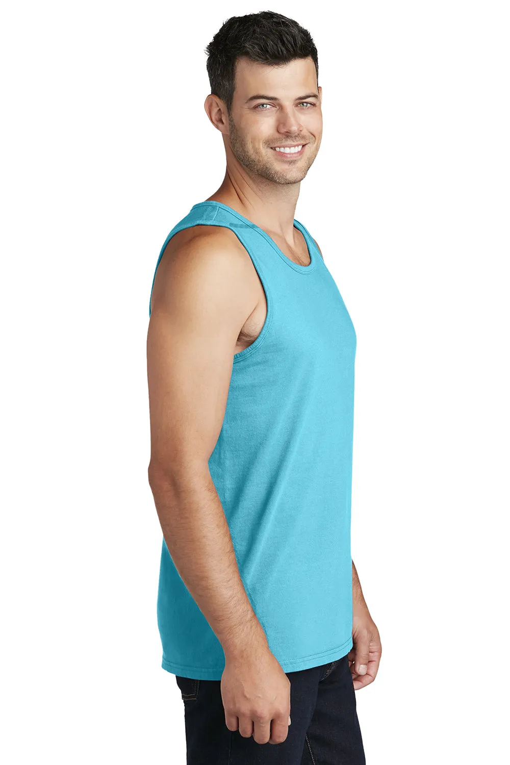 Port & Company Mens Beach Wash Tank Top - Tidal Wave Blue  Buy the latest Clothing Port-Company