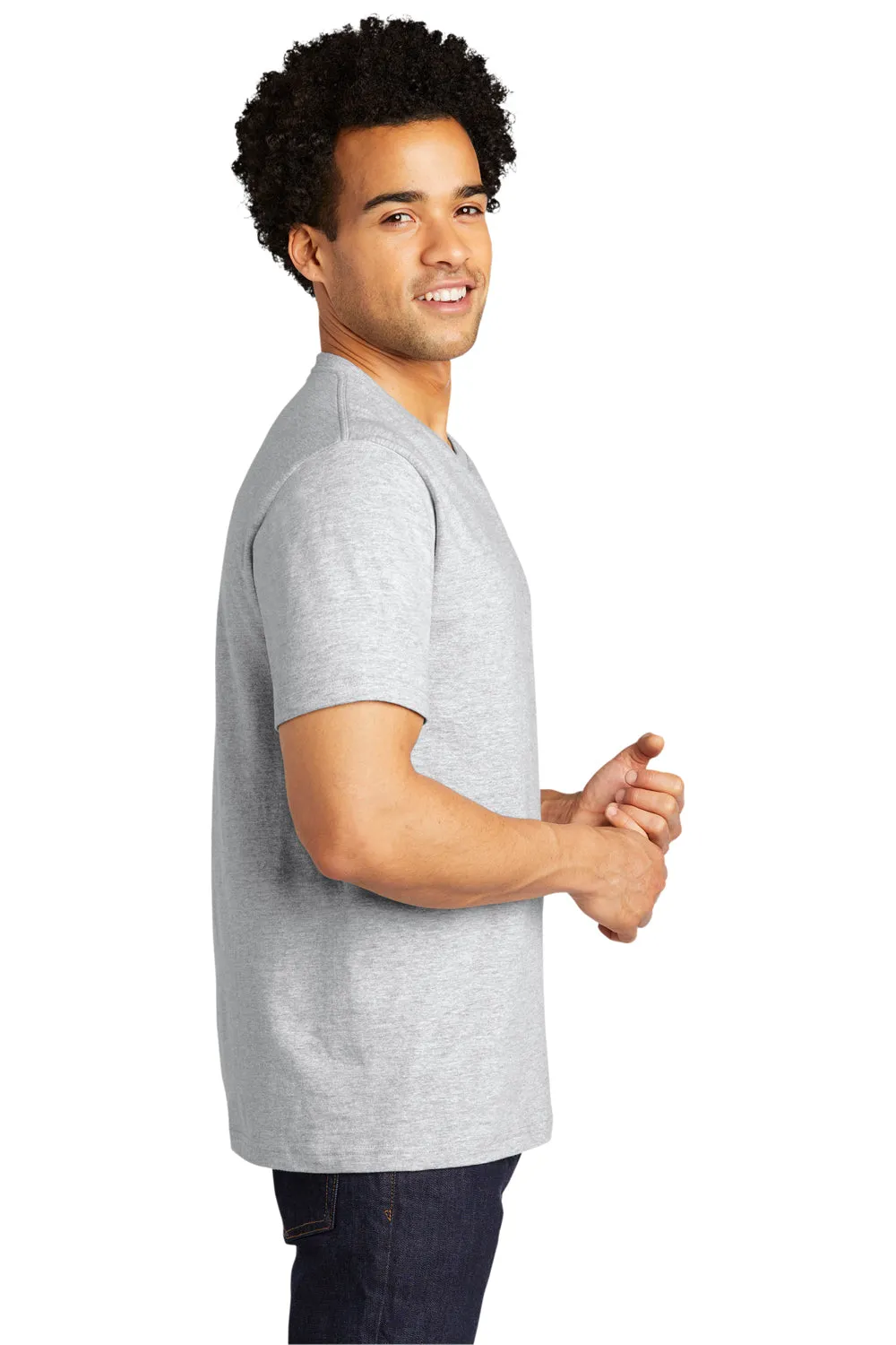 Port & Company Mens Bouncer Short Sleeve Crewneck T-Shirt - Ash Grey  Buy the latest Clothing Port-Company