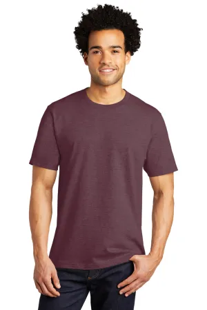 Port & Company Mens Bouncer Short Sleeve Crewneck T-Shirt - Heather Athletic Maroon  Buy the latest Clothing Port-Company