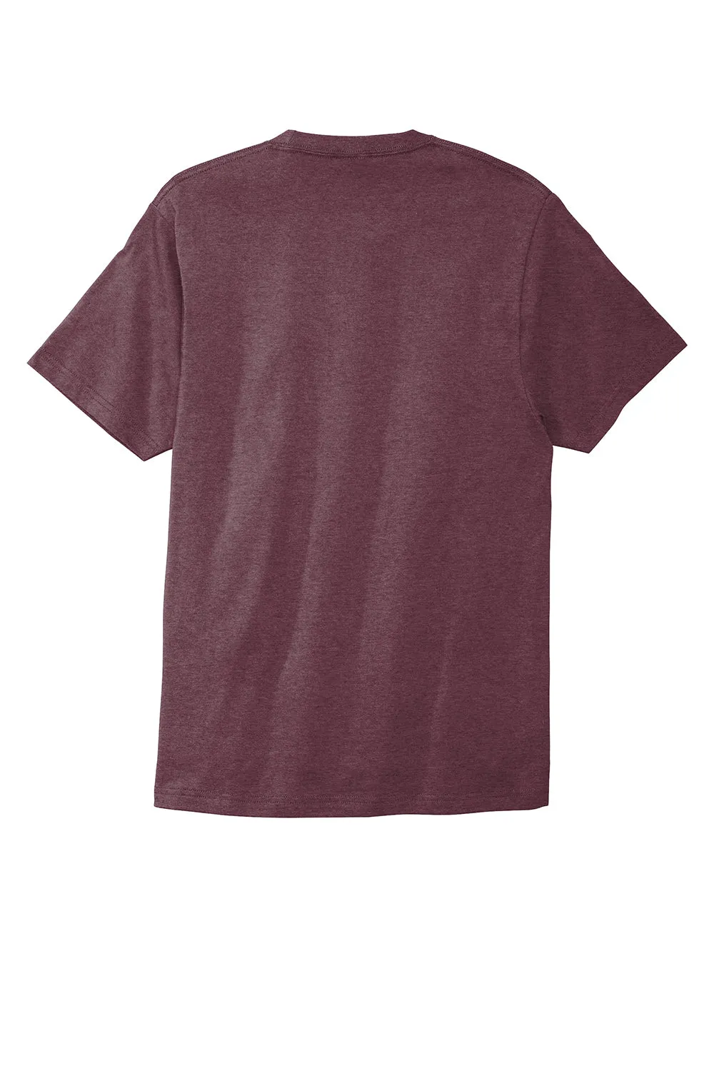 Port & Company Mens Bouncer Short Sleeve Crewneck T-Shirt - Heather Athletic Maroon  Buy the latest Clothing Port-Company