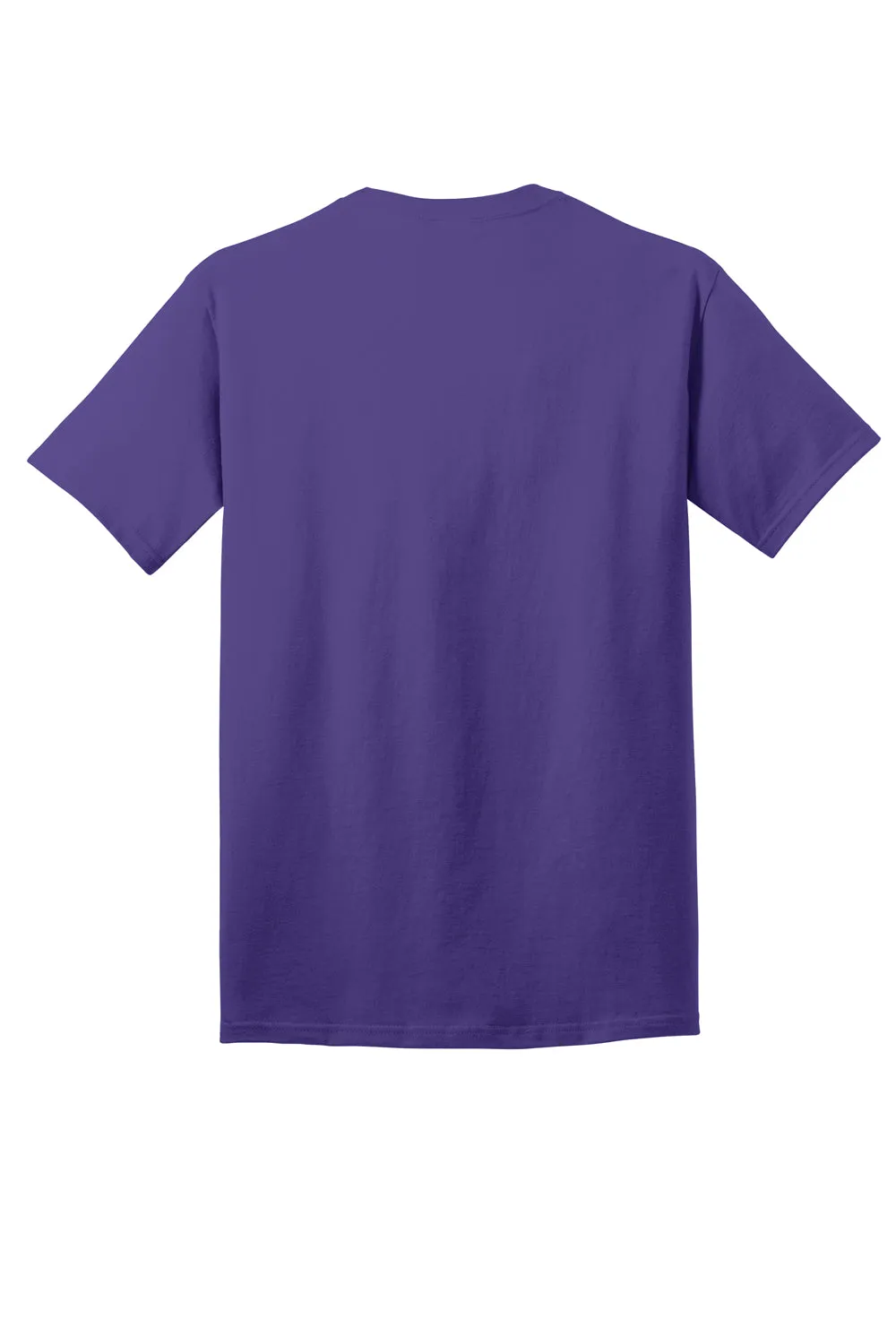 Port & Company Mens Core Cotton DTG Short Sleeve Crewneck T-Shirt - Purple  Buy the latest Clothing Port-Company