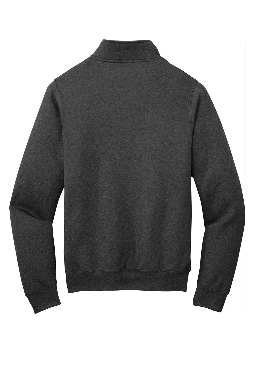 Port & Company Mens Core Fleece 1/4 Zip Sweatshirt - Heather Dark Grey  Buy the latest Clothing Port-Company