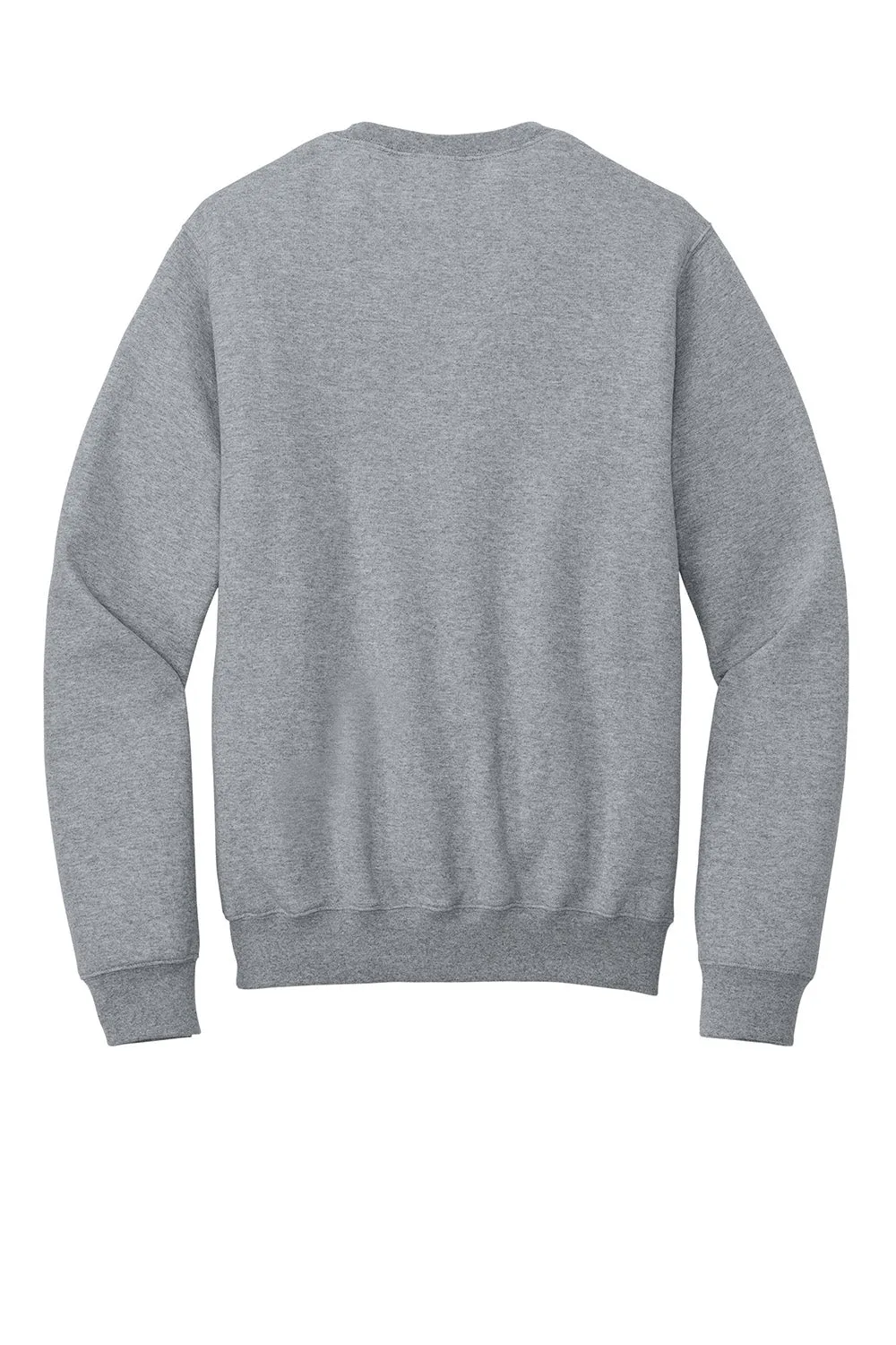 Port & Company Mens Core Fleece Crewneck Sweatshirt w/ Pouch Pocket - Heather Grey  Buy the latest Clothing Port-Company