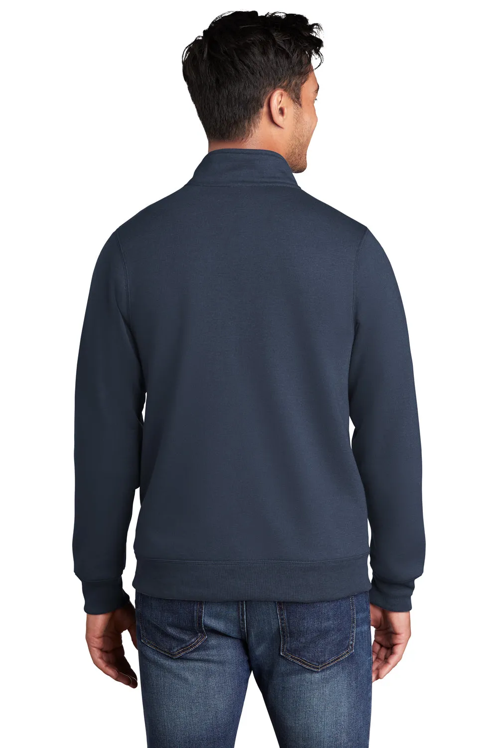 Port & Company Mens Core Fleece Full Zip Sweatshirt w/ Pockets - Navy Blue  Buy the latest Clothing Port-Company