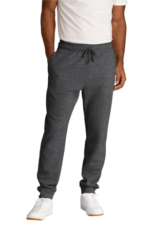 Port & Company Mens Core Fleece Jogger Sweatpants w/ Pockets - Heather Dark Grey  Buy the latest Clothing Port-Company
