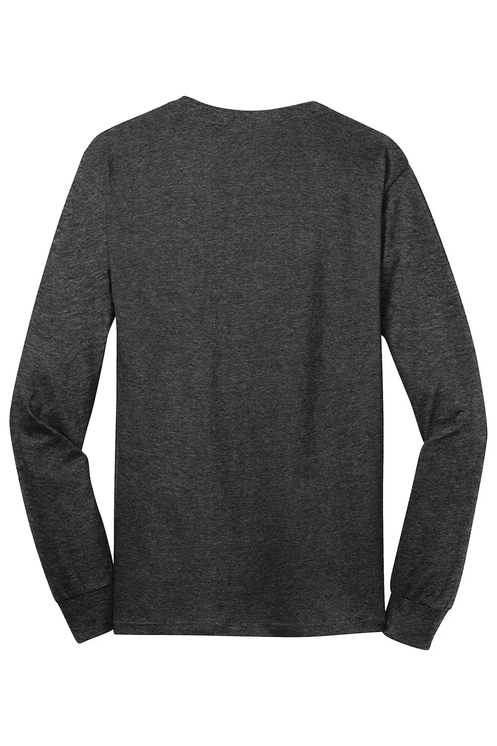 Port & Company Mens Core Long Sleeve Crewneck T-Shirt - Heather Dark Grey  Buy the latest Clothing Port-Company