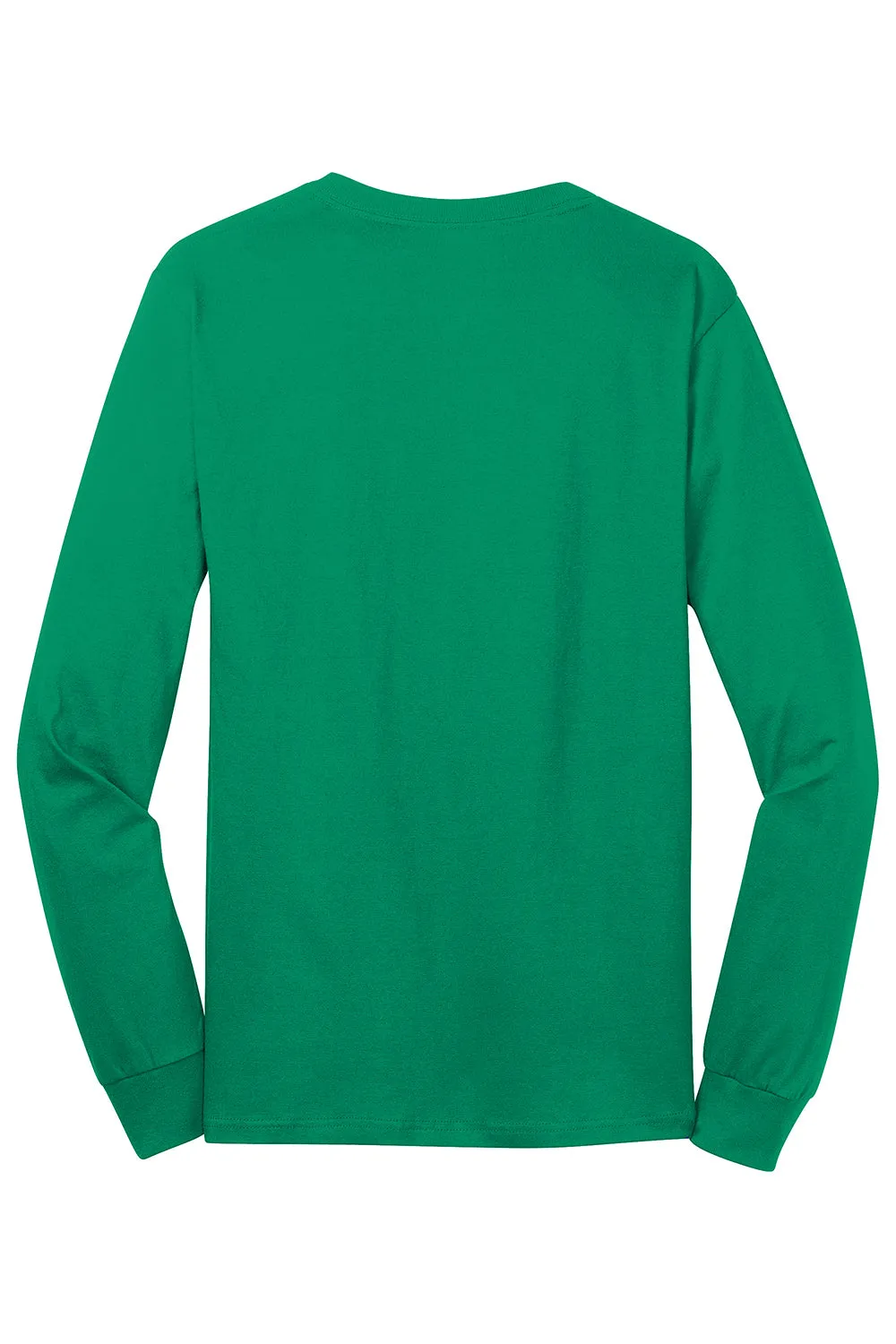Port & Company Mens Core Long Sleeve Crewneck T-Shirt - Kelly Green  Buy the latest Clothing Port-Company