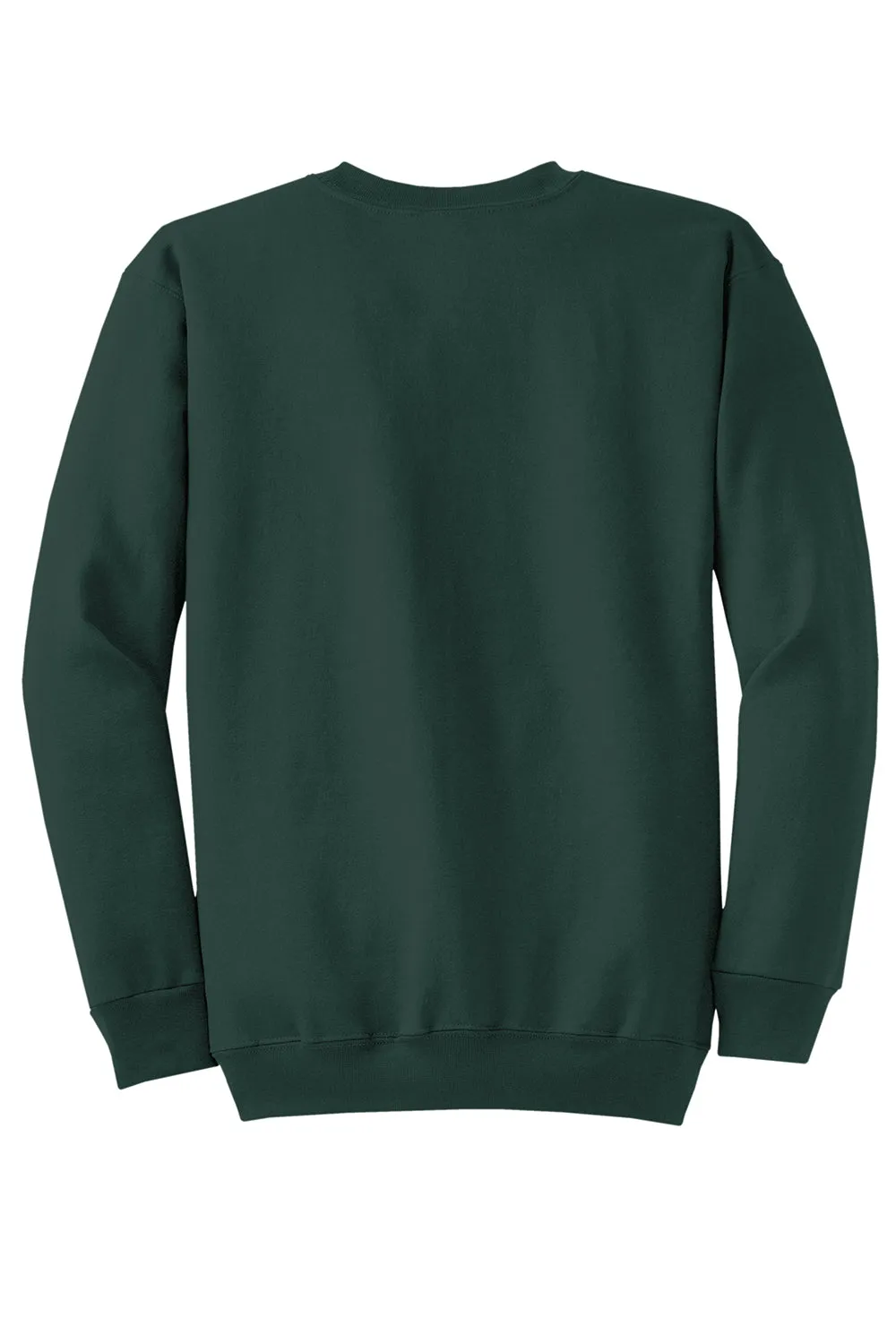 Port & Company Mens Core Pill Resistant Fleece Crewneck Sweatshirt - Dark Green  Buy the latest Clothing Port-Company