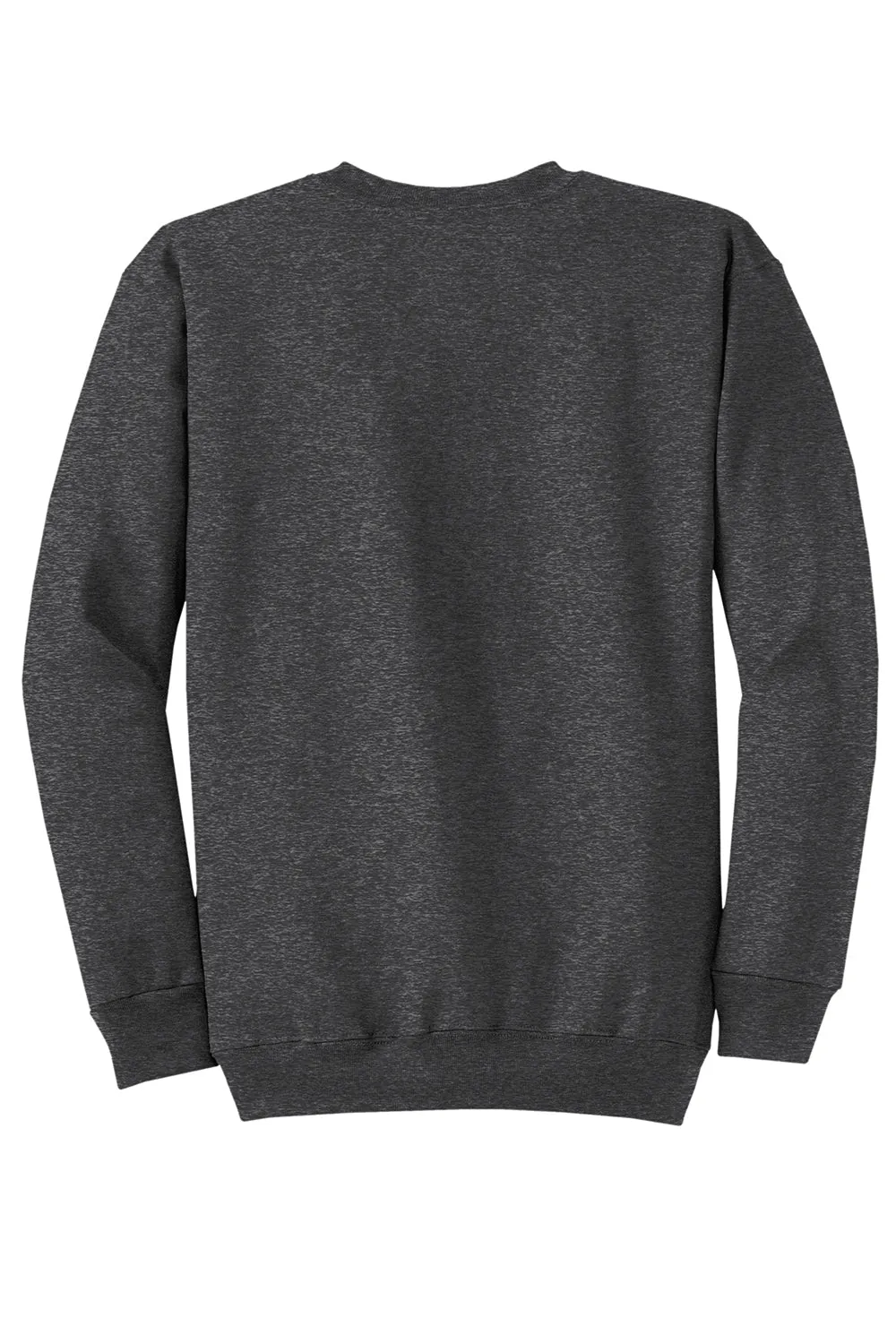 Port & Company Mens Core Pill Resistant Fleece Crewneck Sweatshirt - Heather Dark Grey  Buy the latest Clothing Port-Company