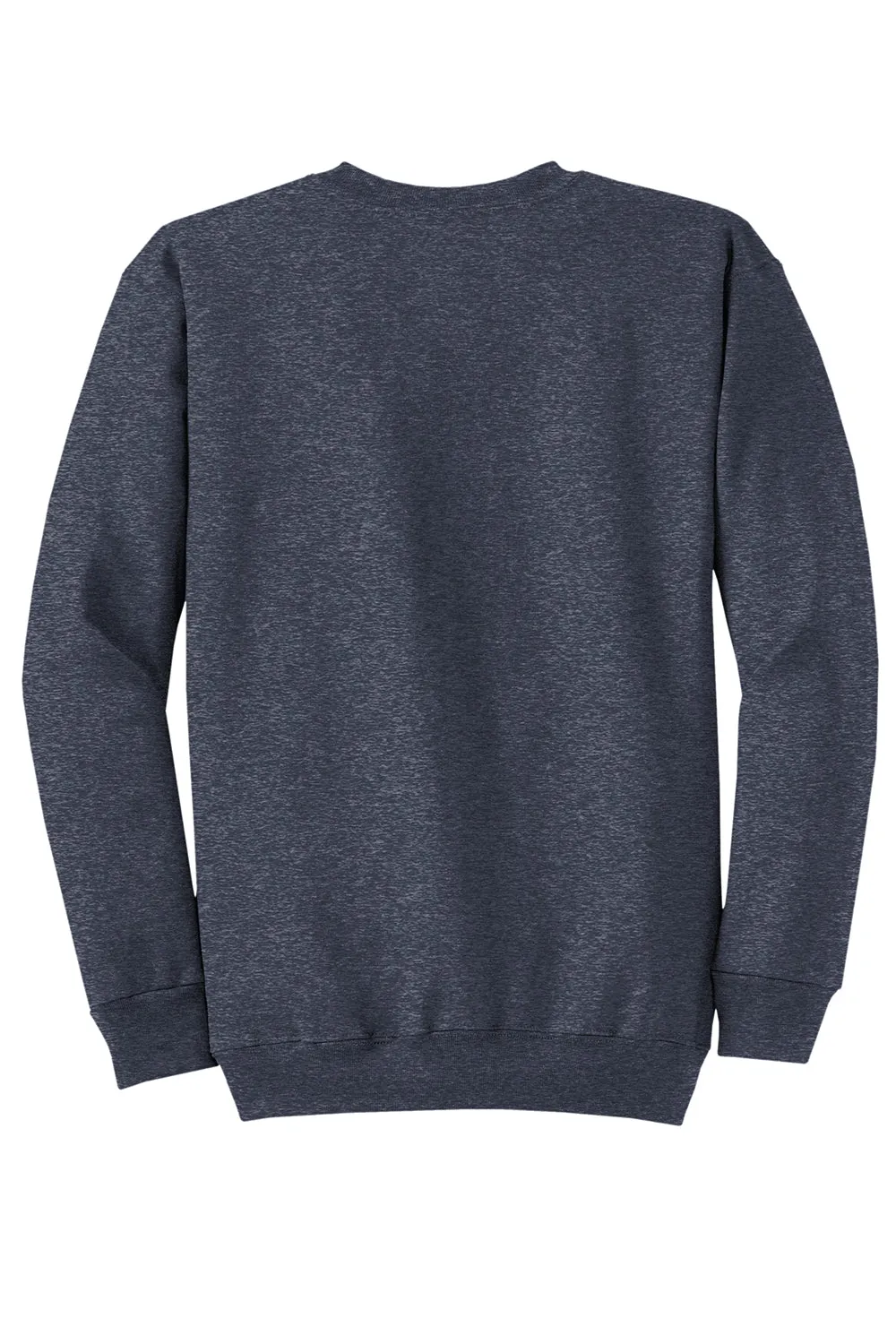 Port & Company Mens Core Pill Resistant Fleece Crewneck Sweatshirt - Heather Navy Blue  Buy the latest Clothing Port-Company