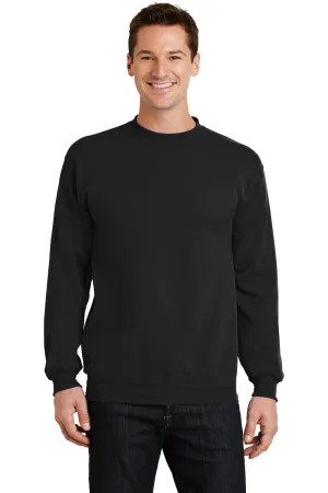 Port & Company Mens Core Pill Resistant Fleece Crewneck Sweatshirt - Jet Black  Buy the latest Clothing Port-Company