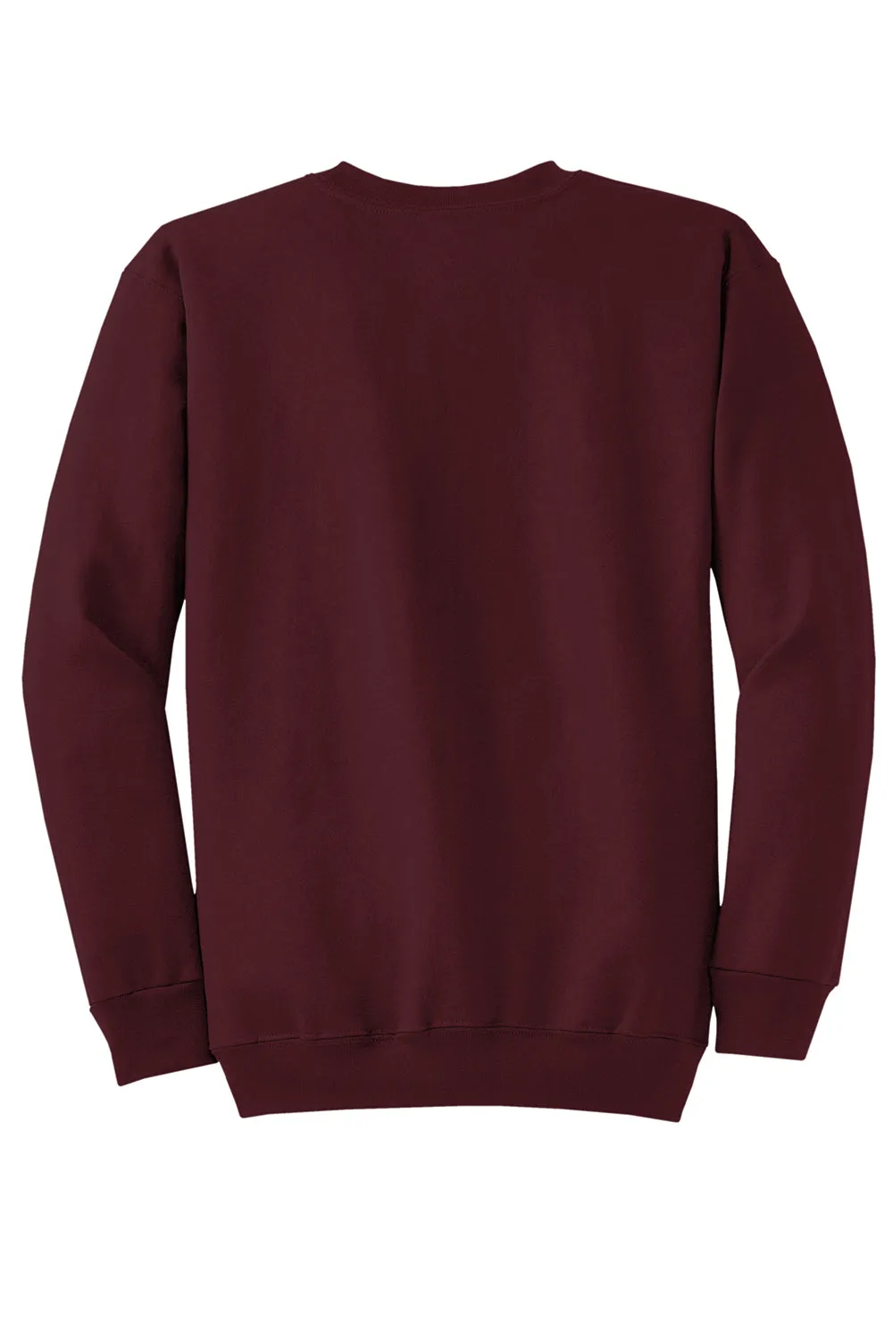Port & Company Mens Core Pill Resistant Fleece Crewneck Sweatshirt - Maroon  Buy the latest Clothing Port-Company