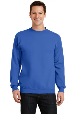 Port & Company Mens Core Pill Resistant Fleece Crewneck Sweatshirt - Royal Blue  Buy the latest Clothing Port-Company